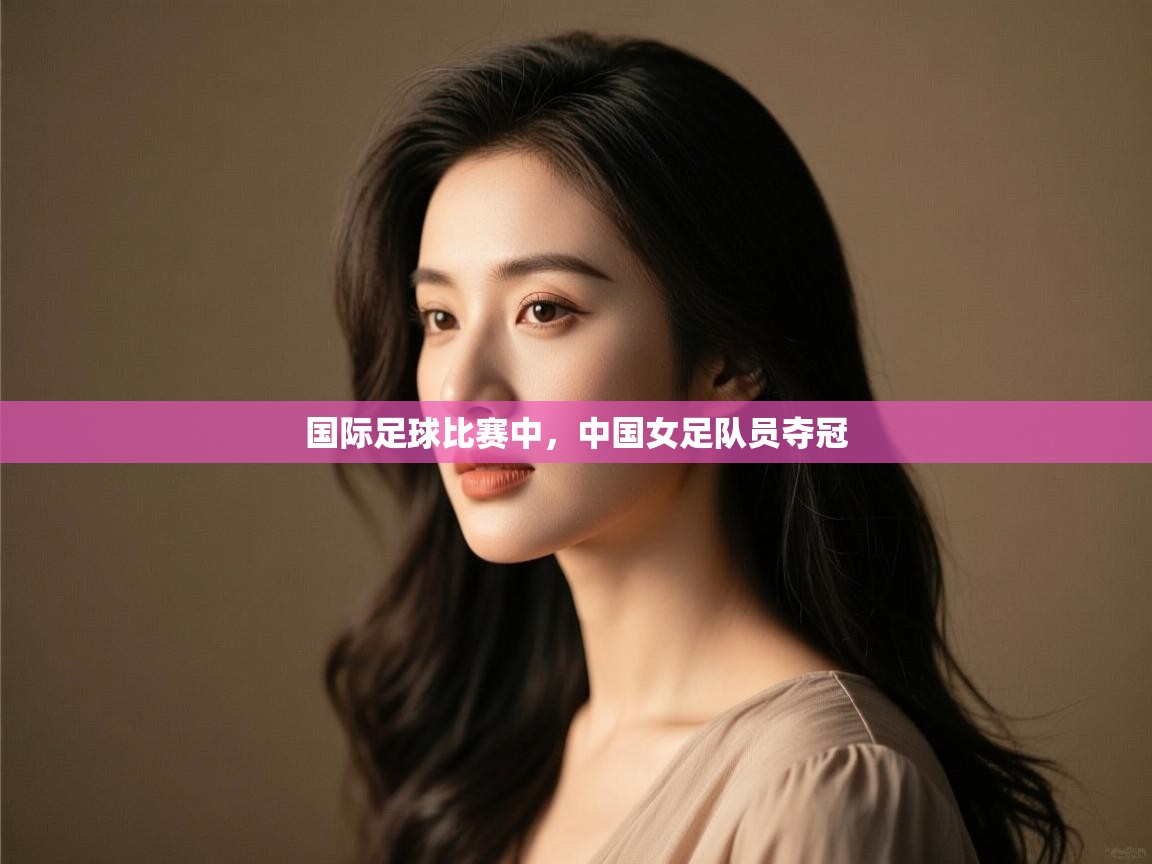 国际足球比赛中,中国女足队员夺冠