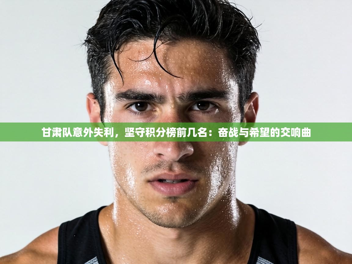 甘肃队意外失利,坚守积分榜前几名:奋战与希望的交响曲 第2张