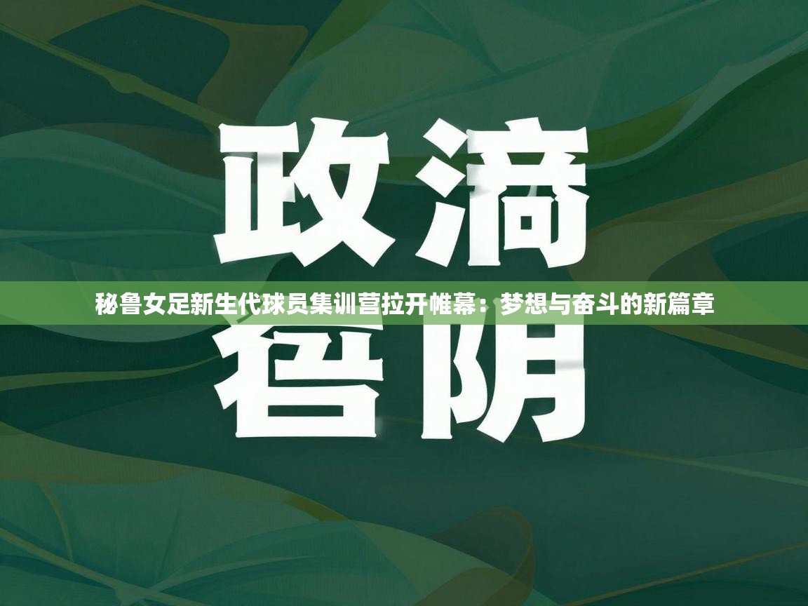 秘鲁女足新生代球员集训营拉开帷幕：梦想与奋斗的新篇章  第2张